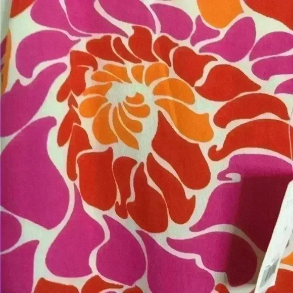 Women’s Brand New Banana Republic Tank in Gorgeous Pink & Orange Design Size  14 - Picture 2 of 7